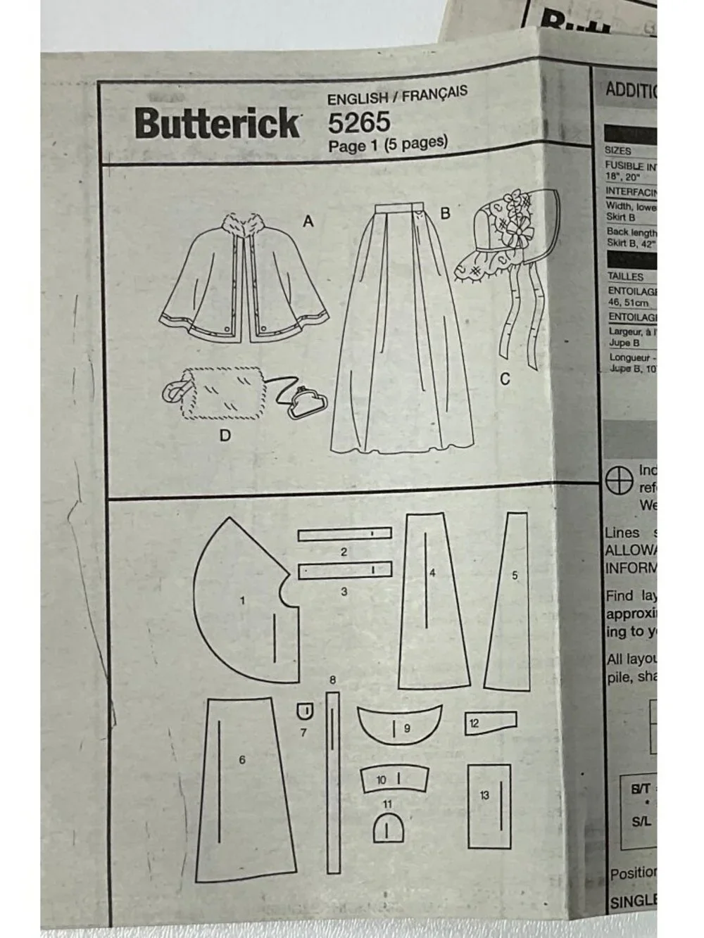 Butterick differ pattern